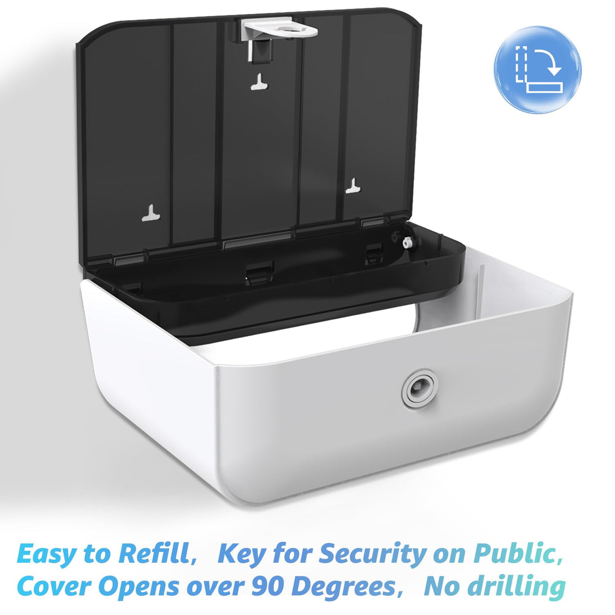 Multifold Paper Towel Dispenser Wall Mount