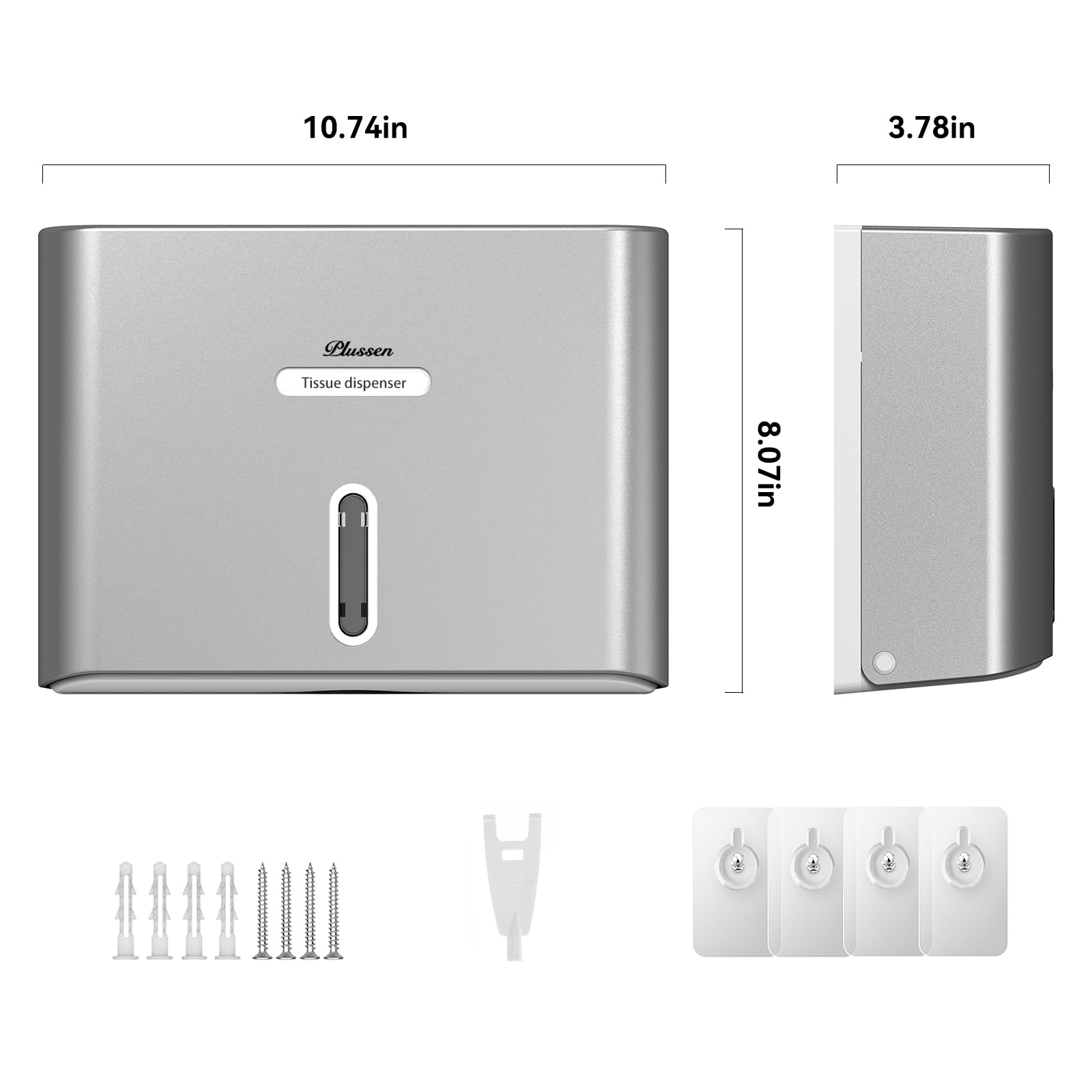 Commercial Paper Towel Dispenser Wall Mount (200 Count)