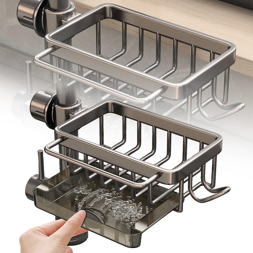 Sink Organizer Rack for Kitchen and Bathroom