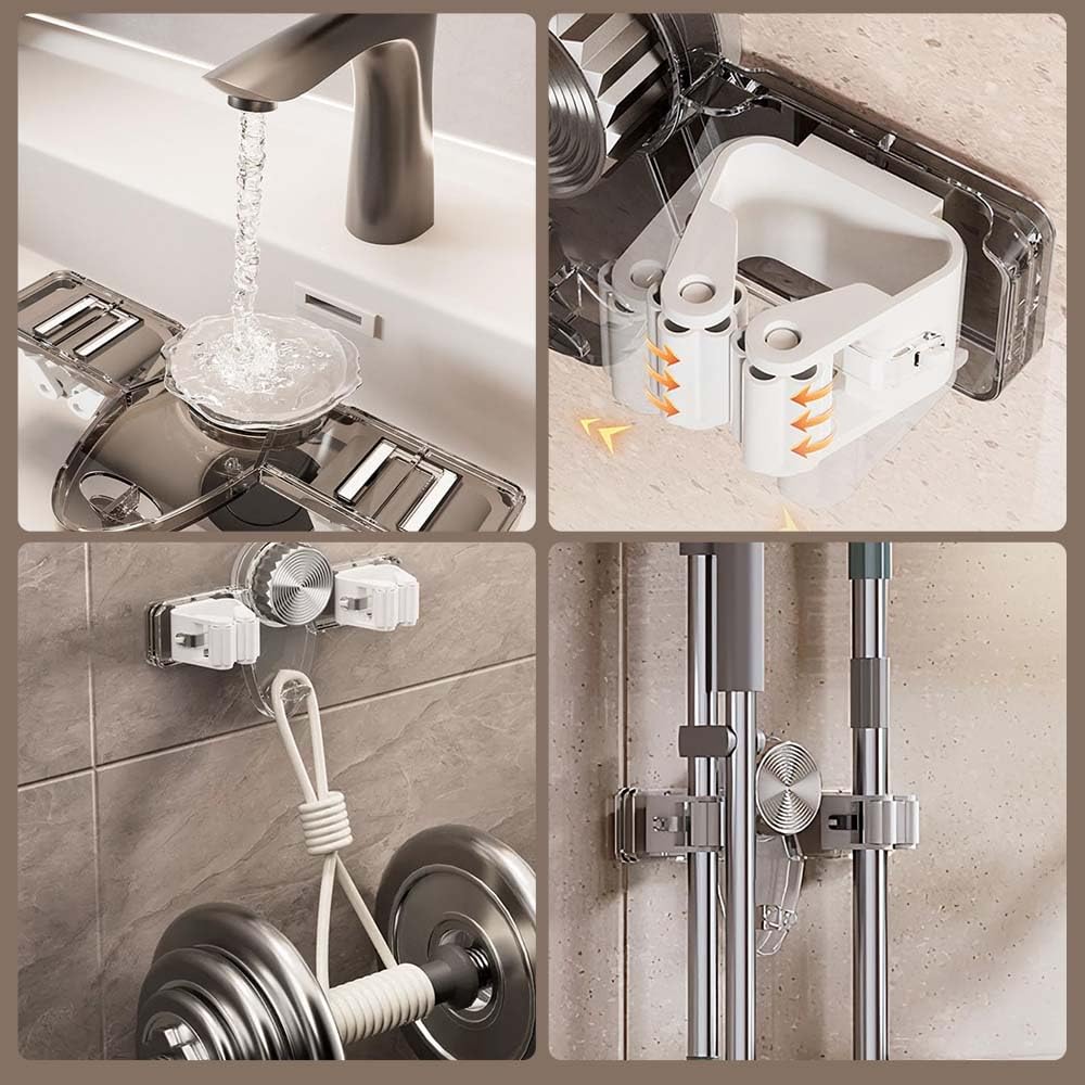 PROMPTANDA Broom Holder Mop Hanger