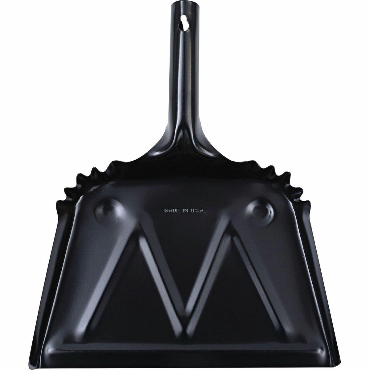 Heavy Duty Black Metal Dustpan