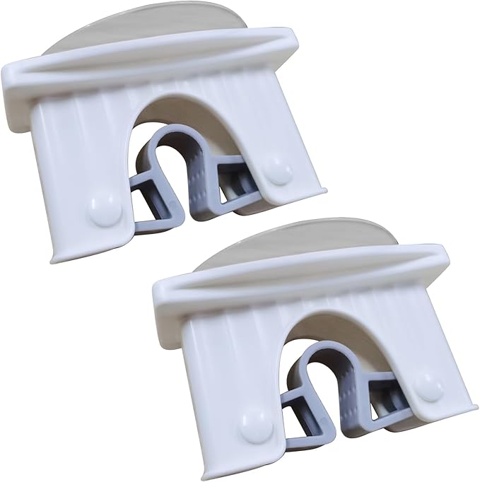 Multifunction Wall Mount Mop Clamp Water Rack Large Capacity Hangers Adjustable Clamp for Kitchens Large Capacity Clip