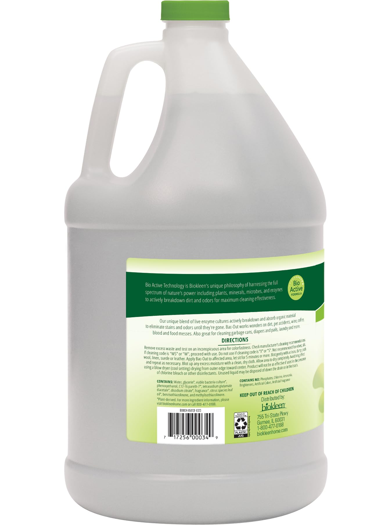 Bac Out Carpet Stain Remover Enzymatic (256 Fl Oz)