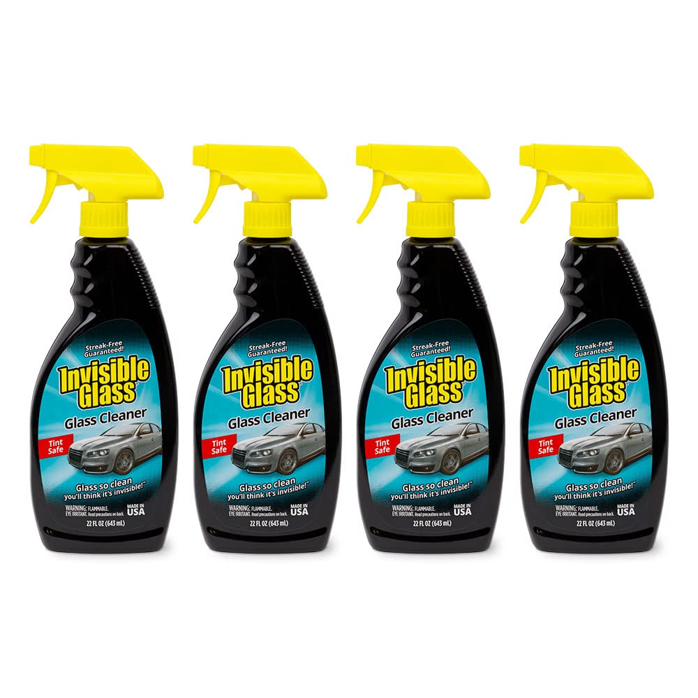 92164 4PK Premium Glass Cleaner Spray for Car Windshields and Windows (88 Fl Oz)