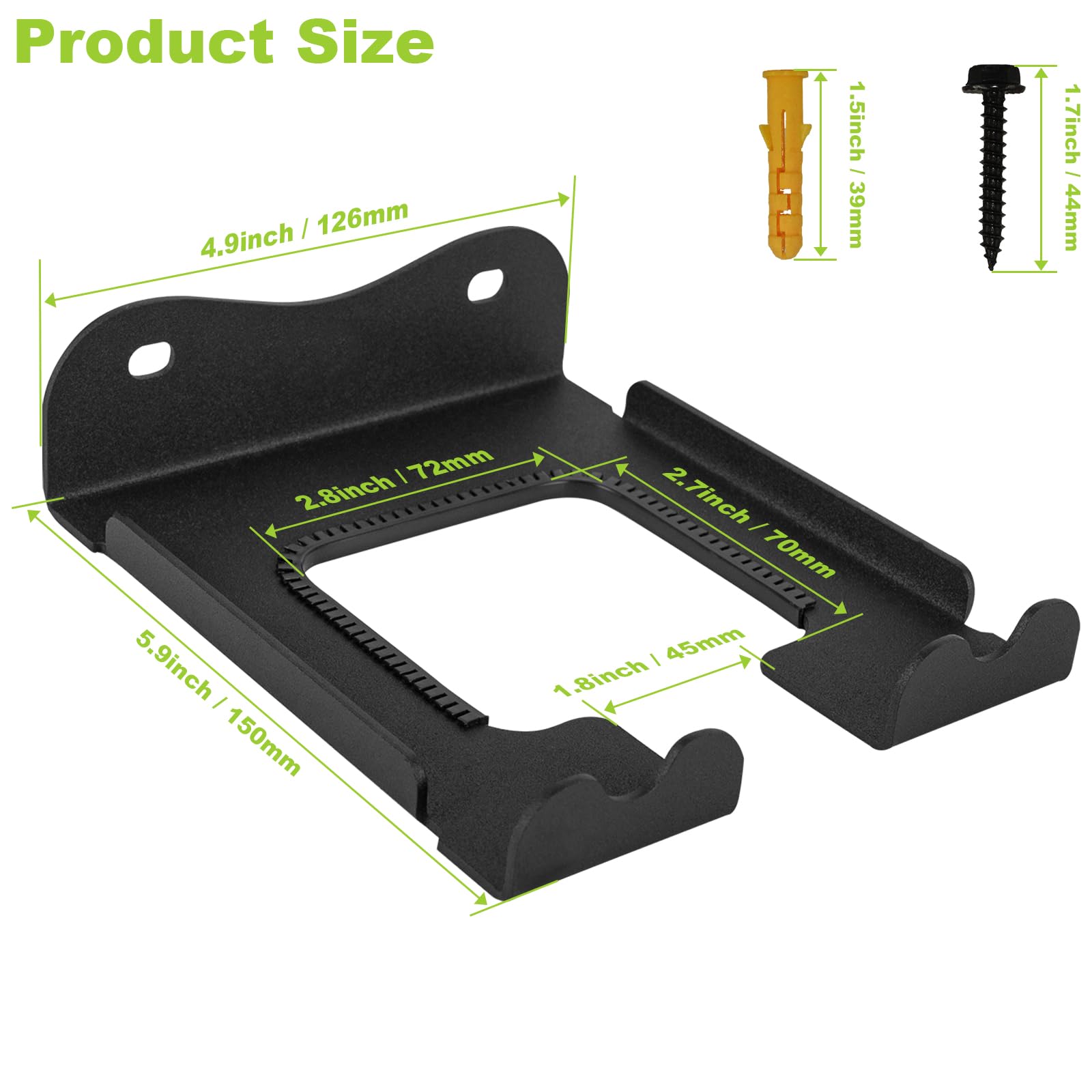 2Pcs Garage Organizer Trimmer Rack (2 Count)