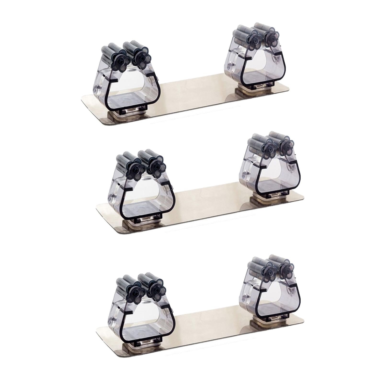 3 Pcs Wall Mounted Mop Holder Self (3 Count)