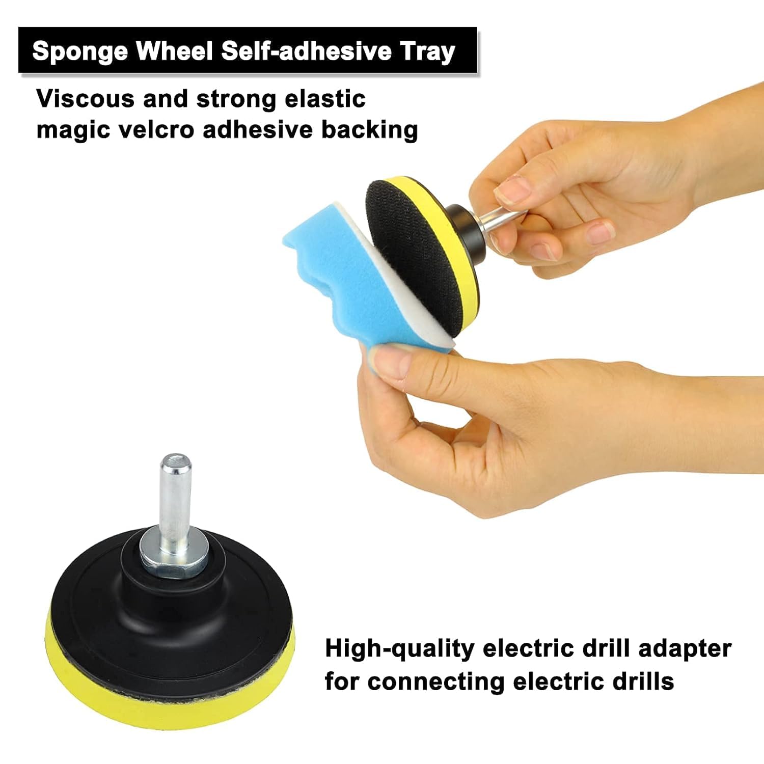 Car Polishing Buffing Kit 3Inch Drill Buffing Pad Buffing Pads (11 Count)