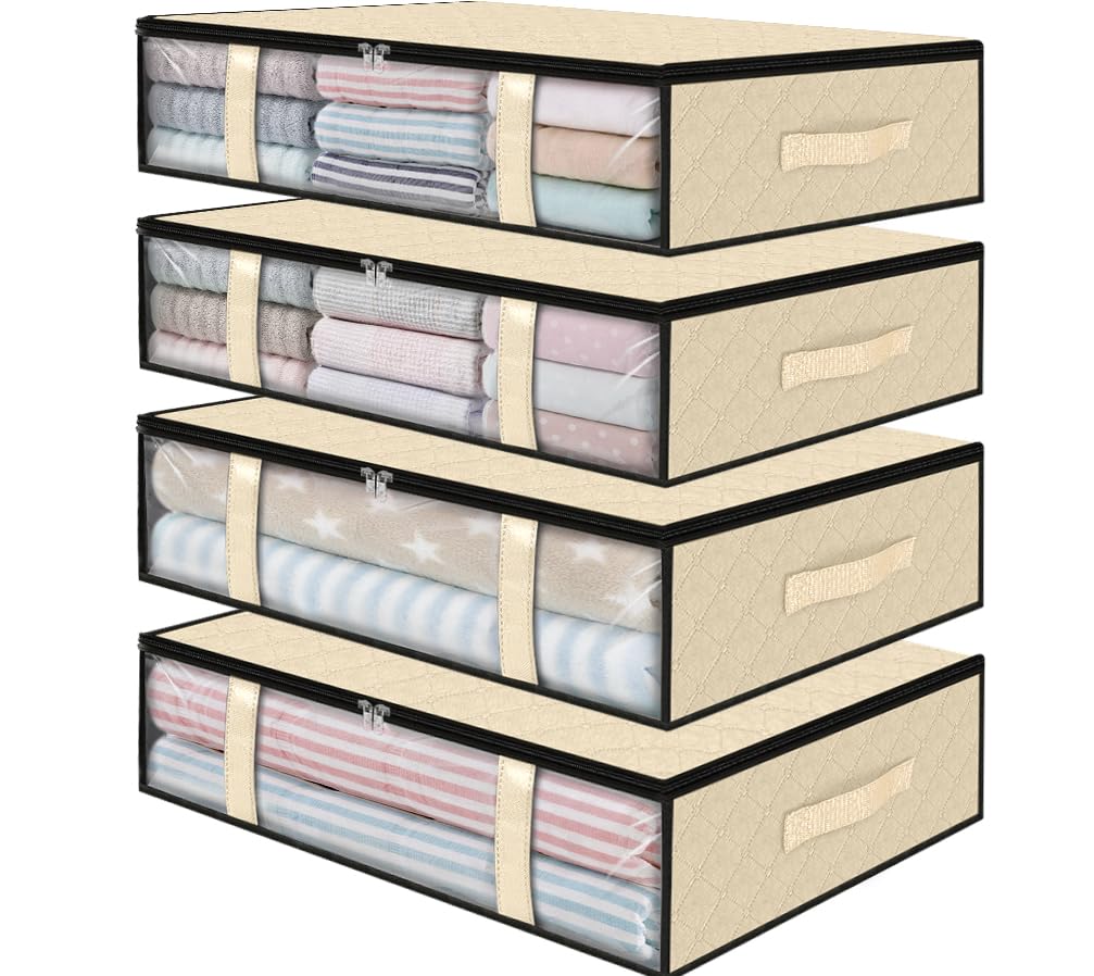 Under Bed Storage Bags (4 Count)