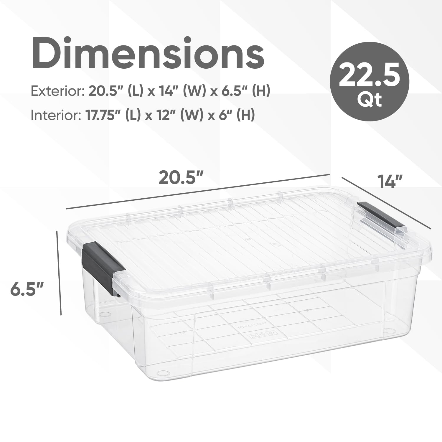 Storage Bins with Lids