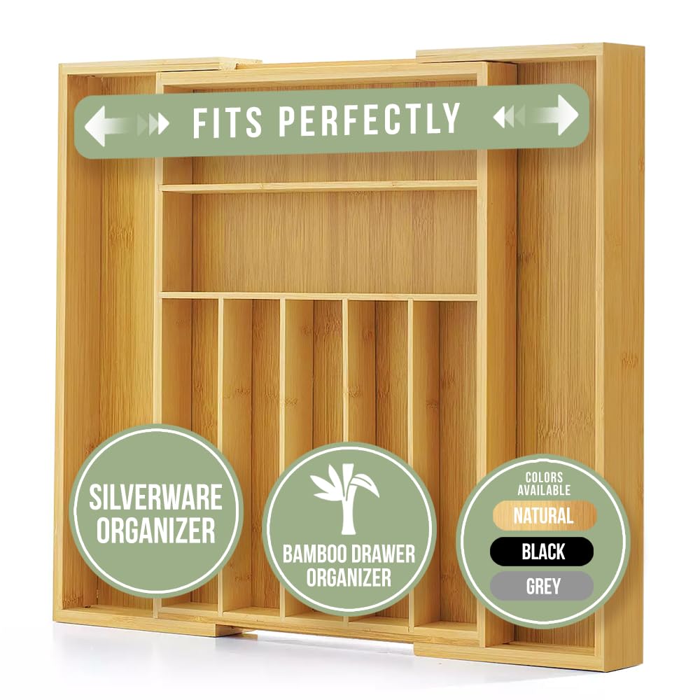 Bamboo Drawer Organizer