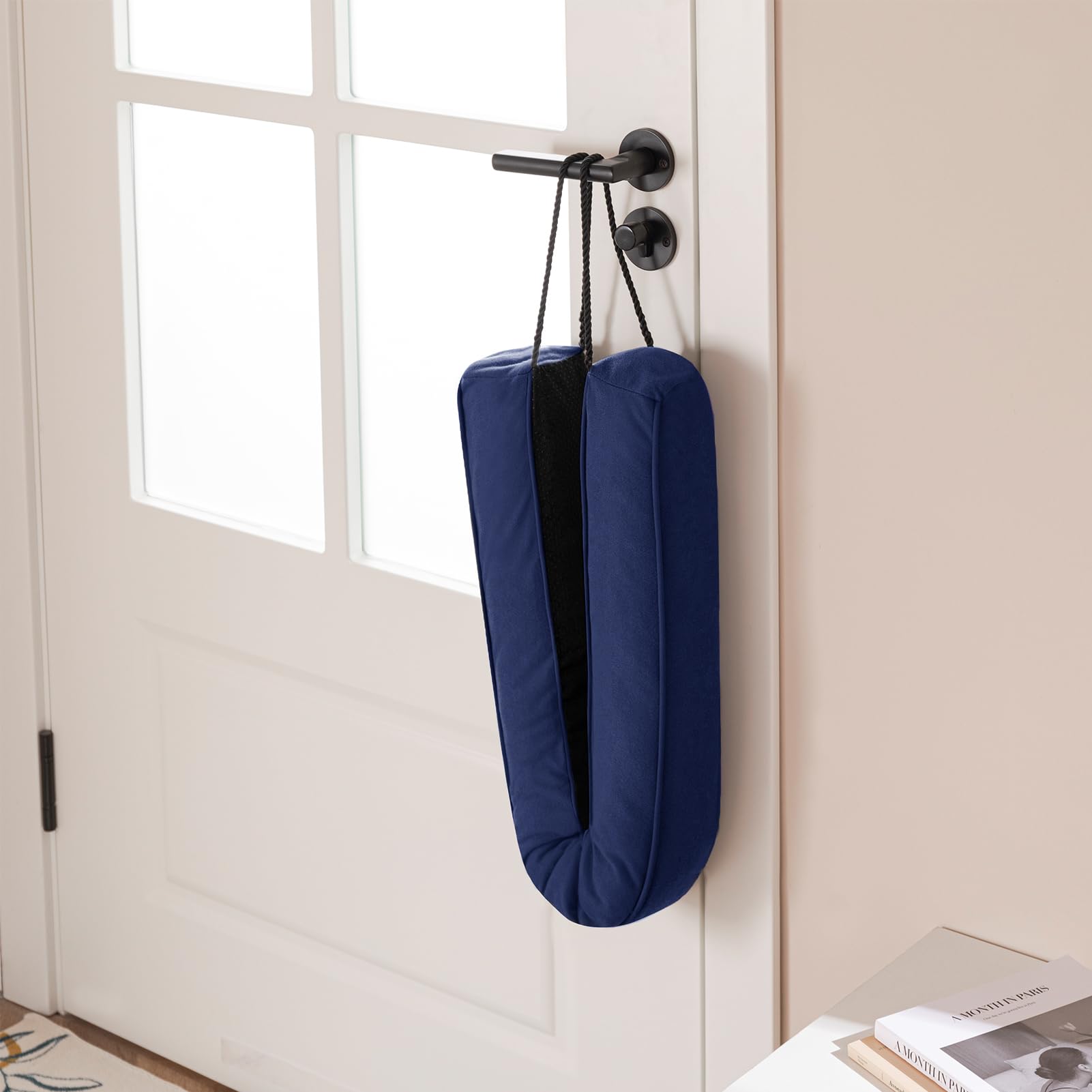 Door Draft Stopper with Removable Washable Cover