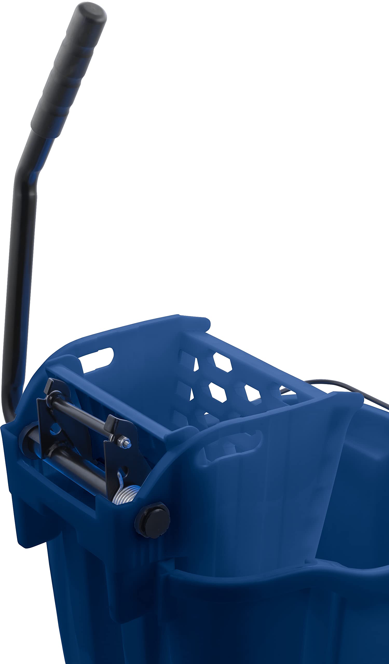 Carlisle FoodService Products 35 Qt Commercial Mop Bucket with Reliable Side Press Wringer