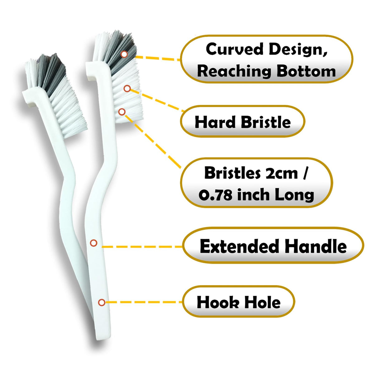 Crevice Cleaning Brush Set