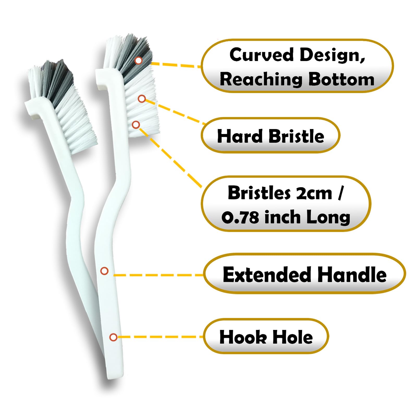 Crevice Cleaning Brush Set
