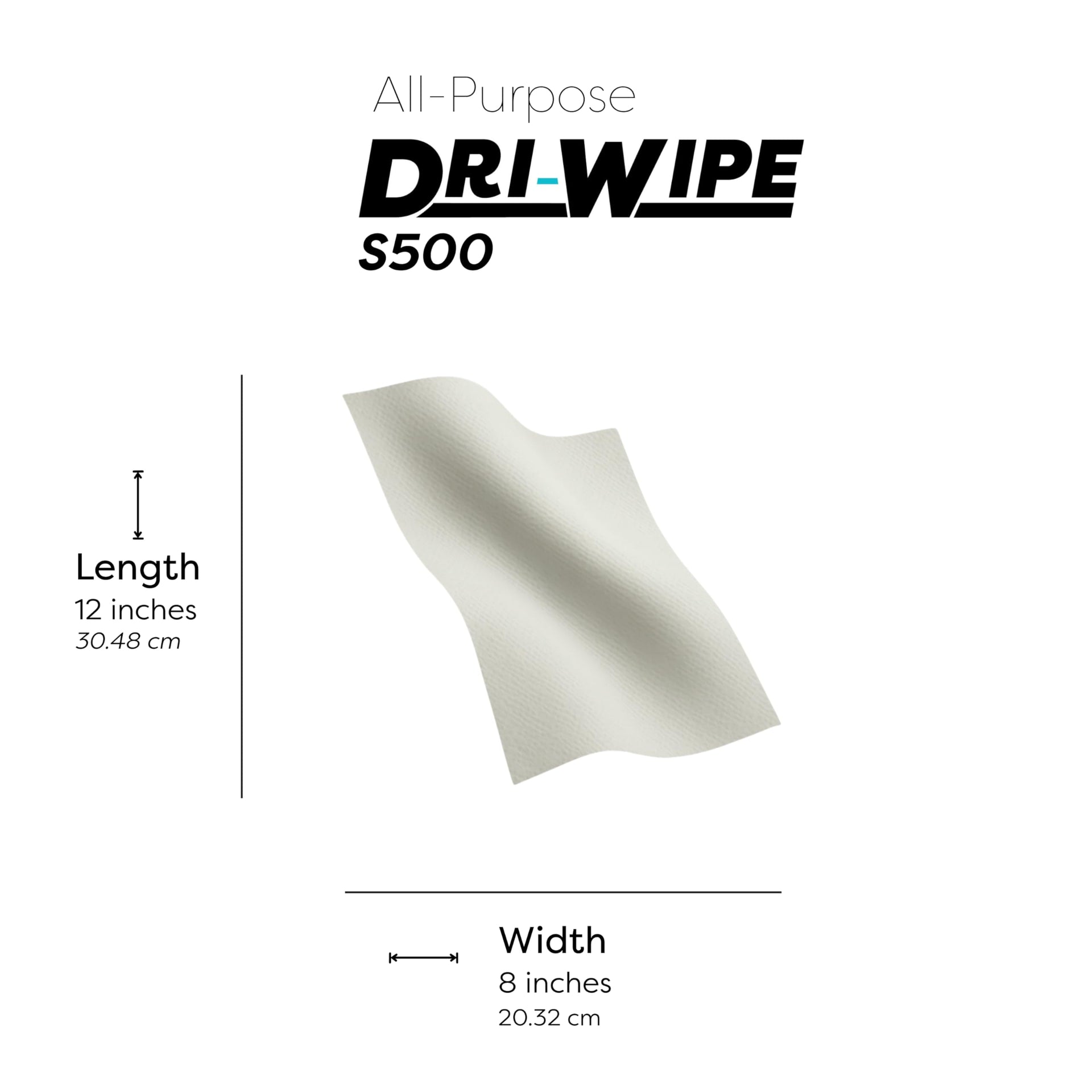 Dri Wipe S500 by SMPLY Brands (176 Count)