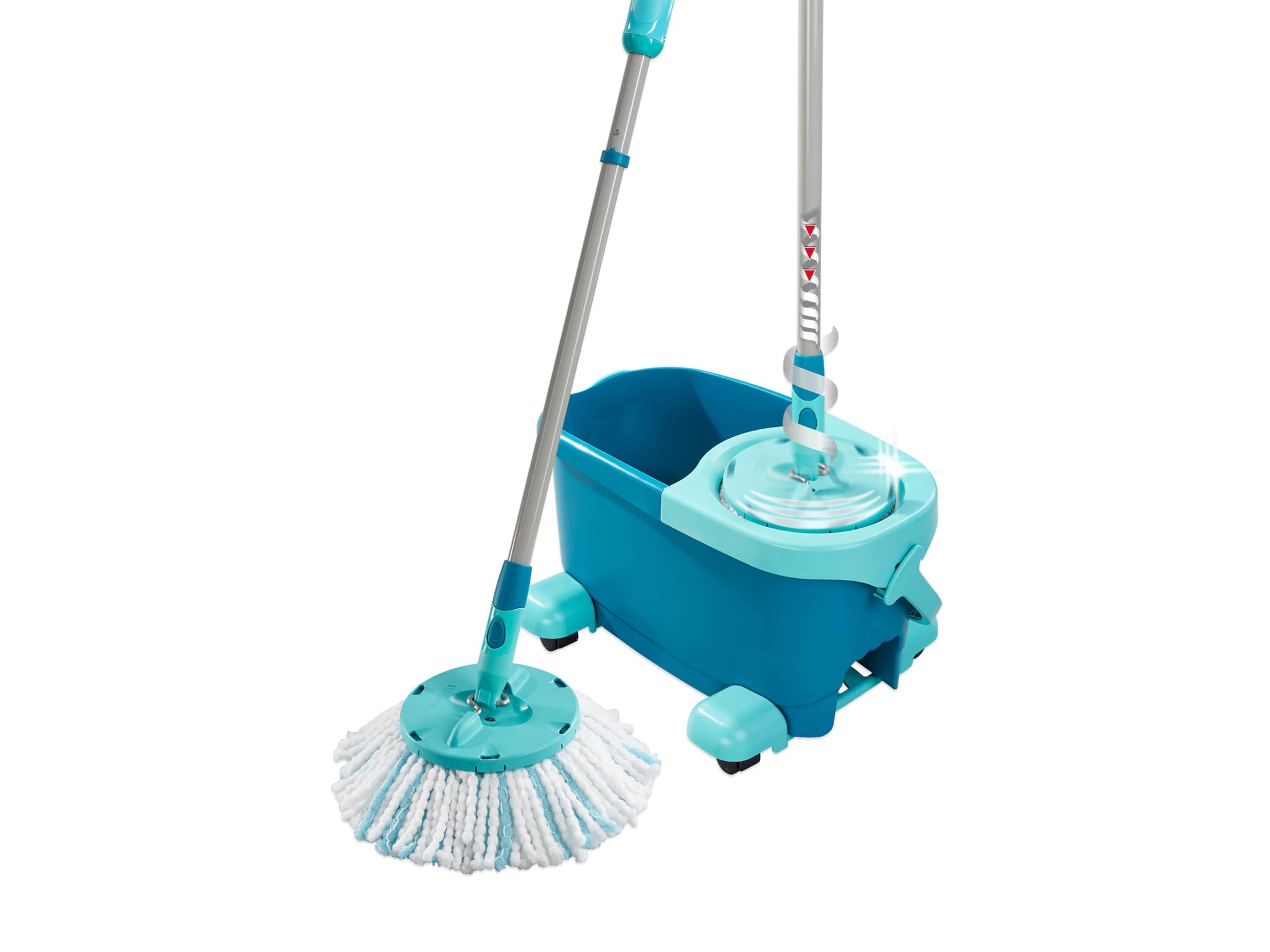 Clean Twist Spin Mop and Bucket Set with Rollers