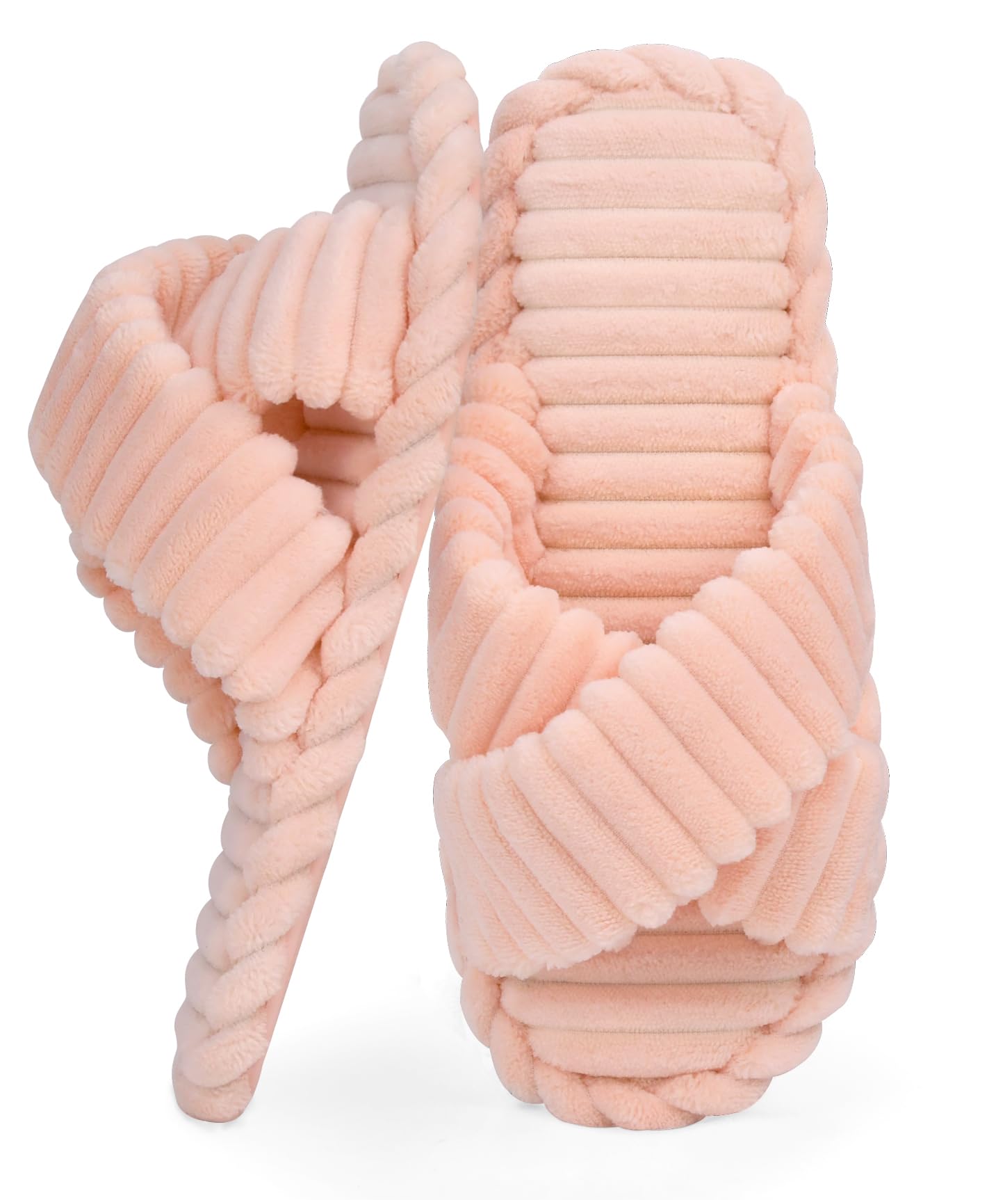 Women's Cozy Slippers Crossbands & Memory Foam