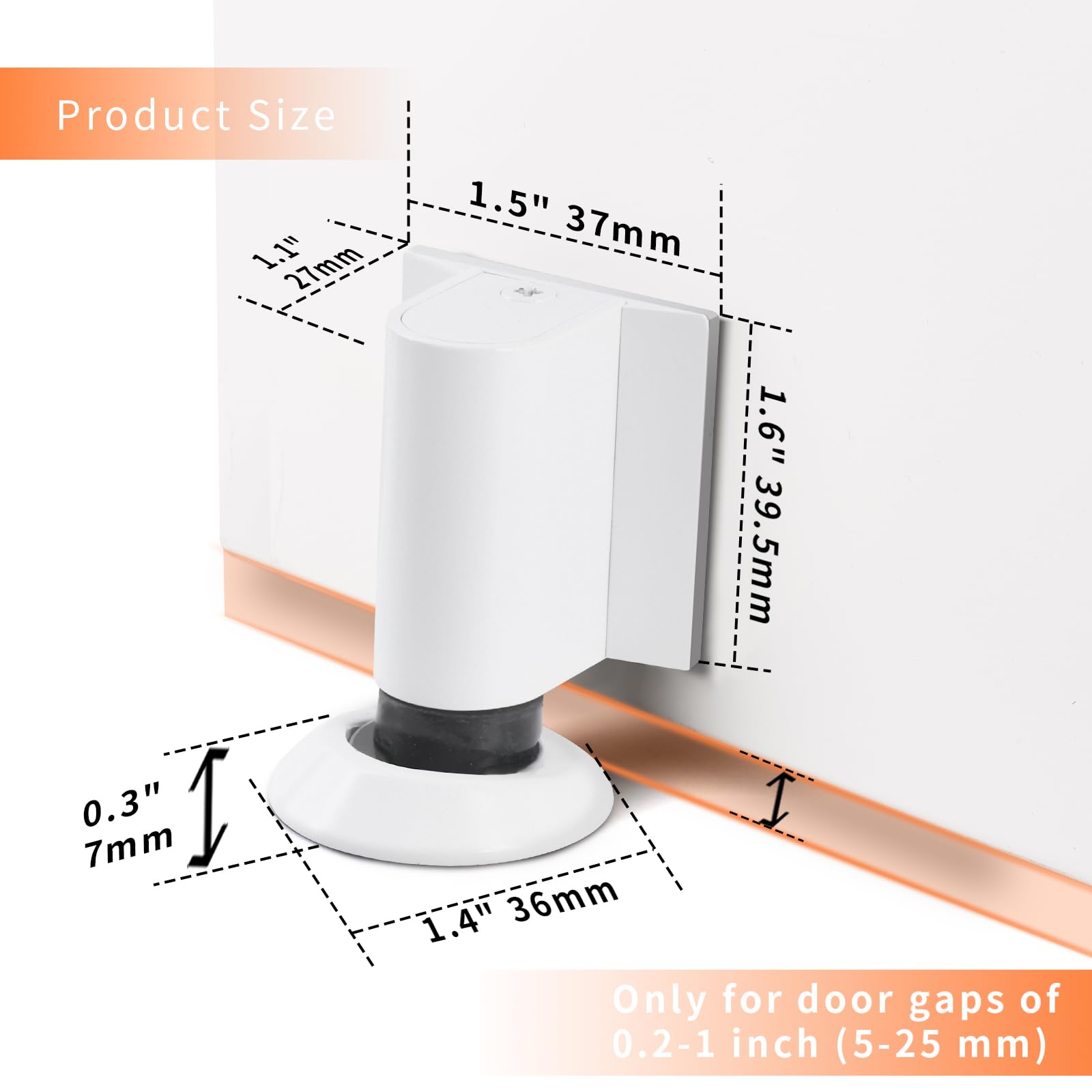 Magnetic Door Stoppers for Bottom of Door