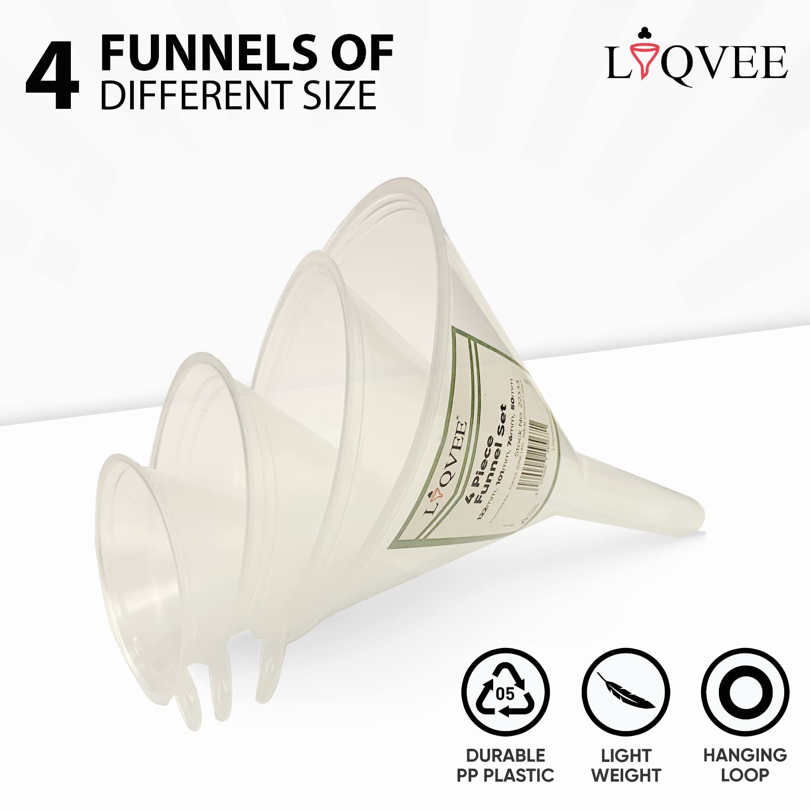 Funnel Set 4 Sizes