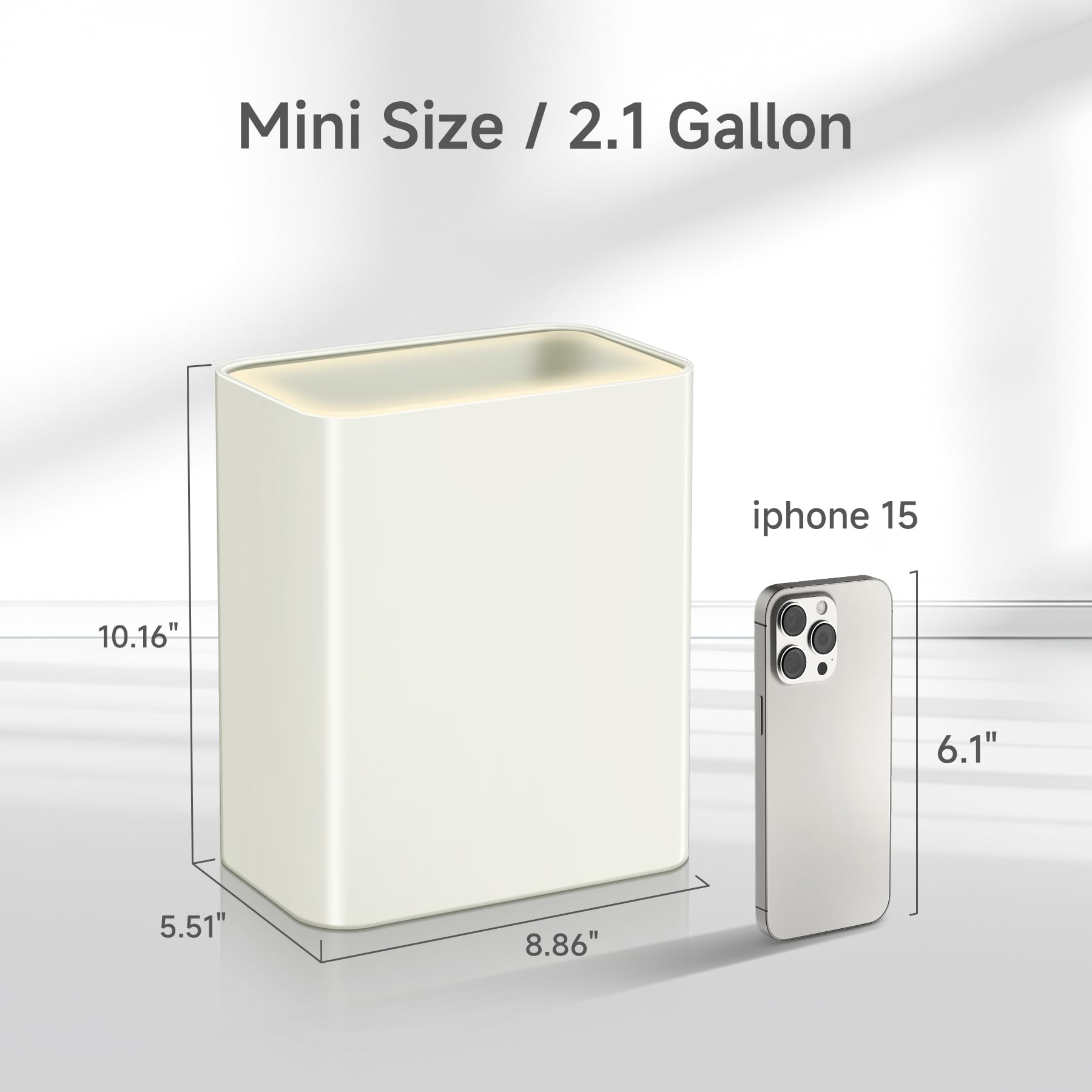 Small Bathroom Trash Can