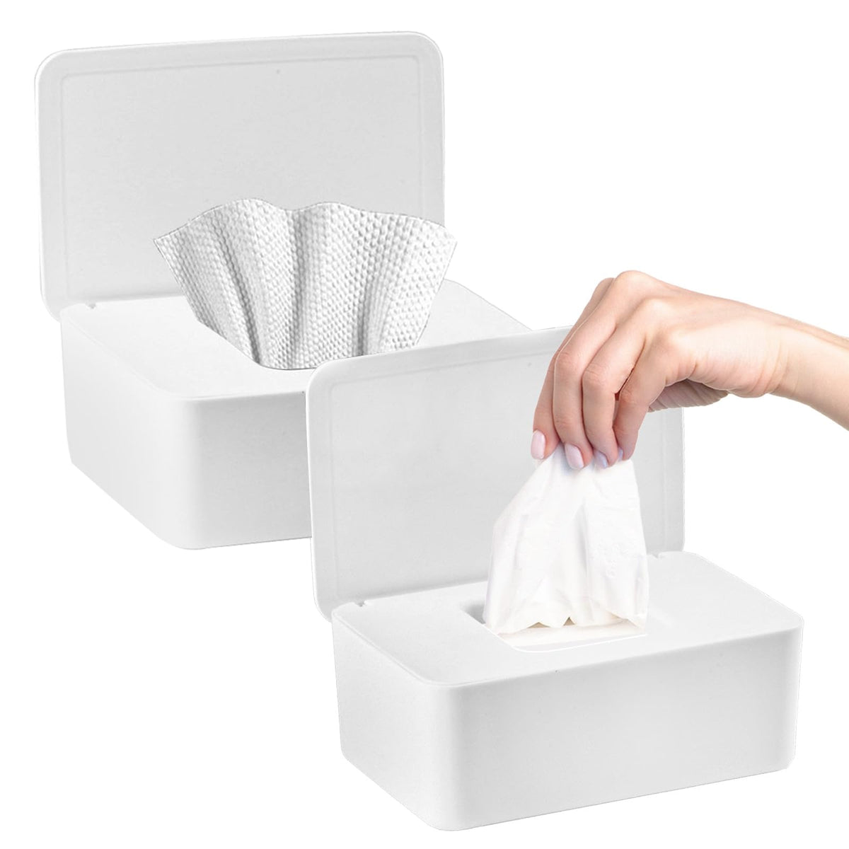 2 Pcs Diaper Wipes Dispenser