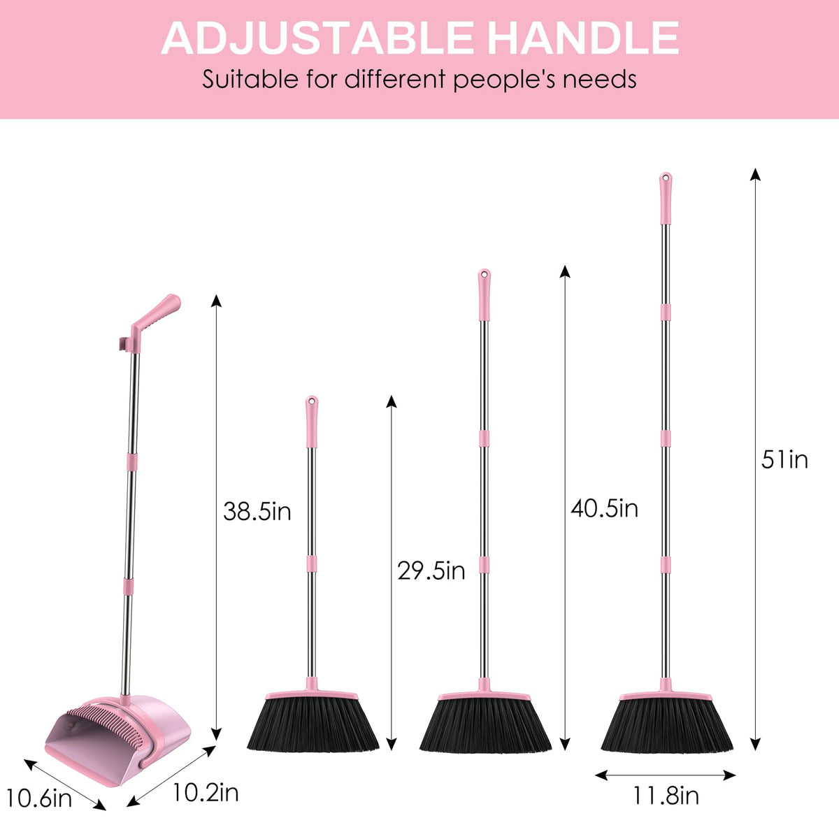 Broom and Dustpan Set for Home