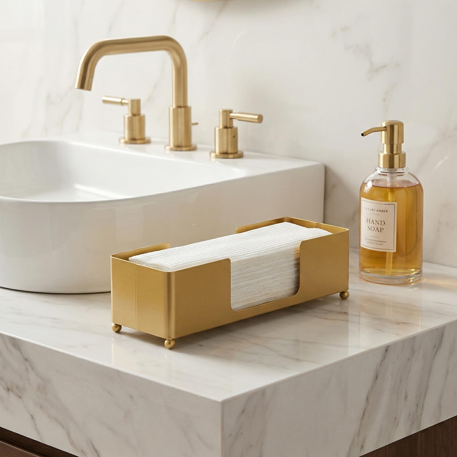 Gold Paper Towel Holder