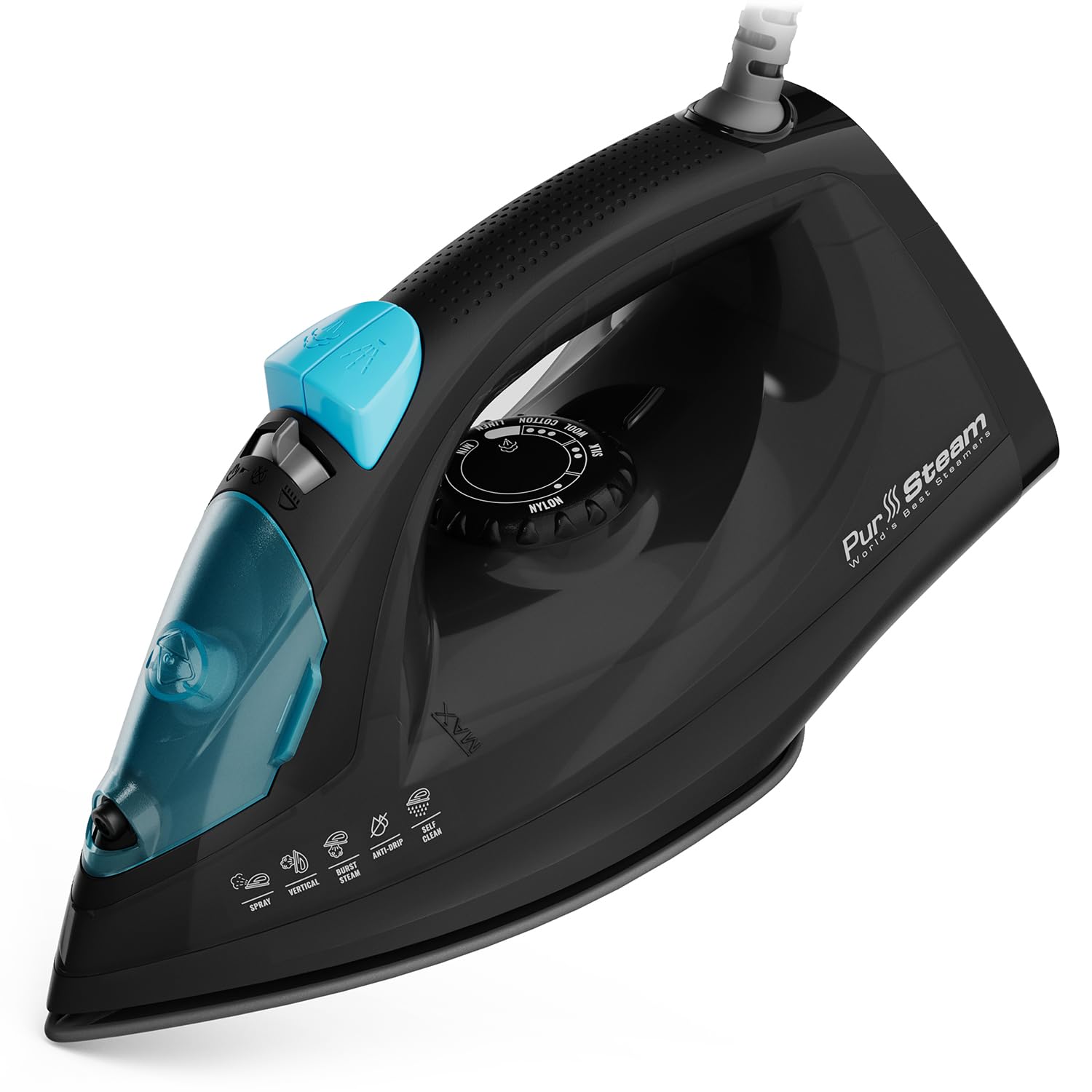 PurSteam SteamLite Steam Iron with Non