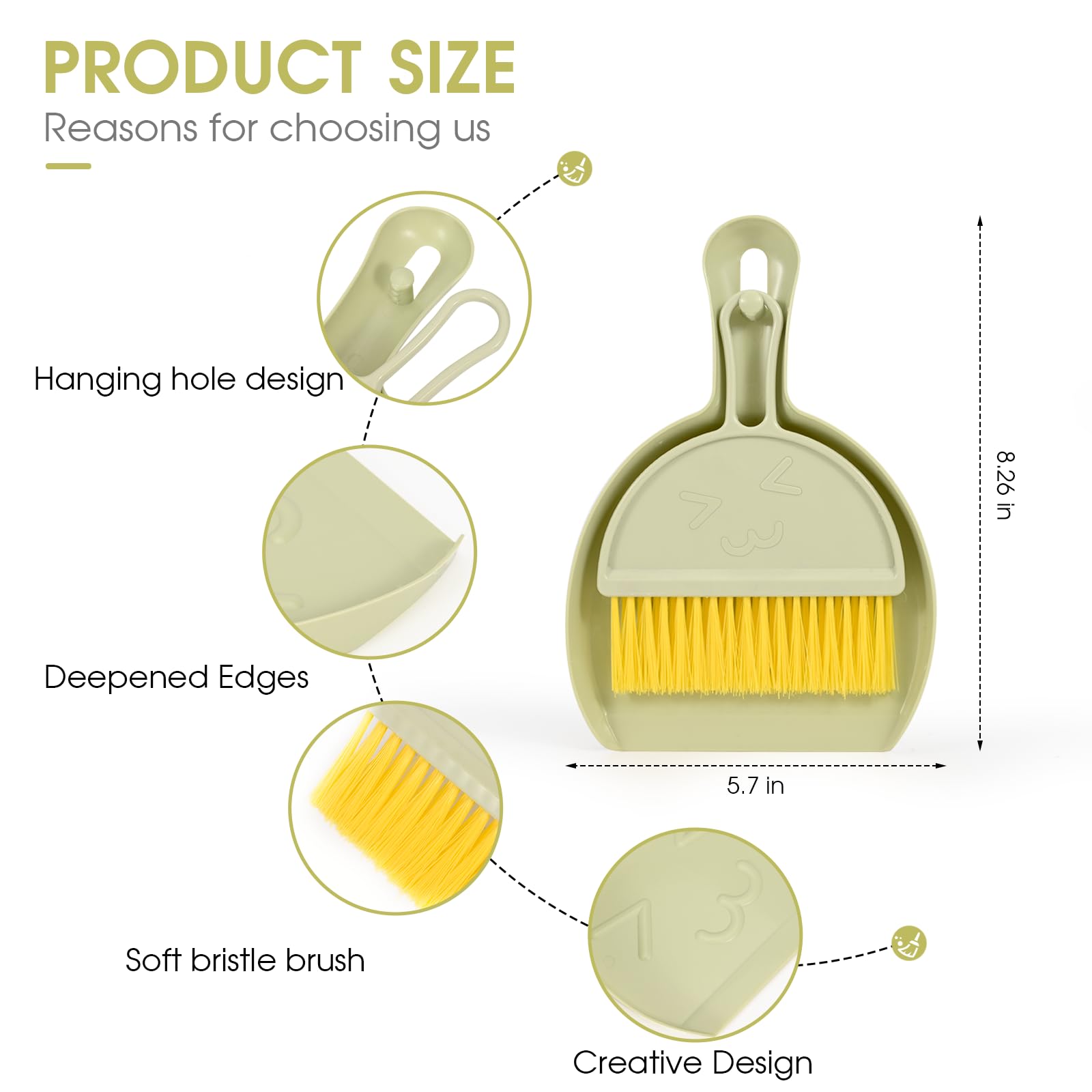 Small Broom and Dustpan Set