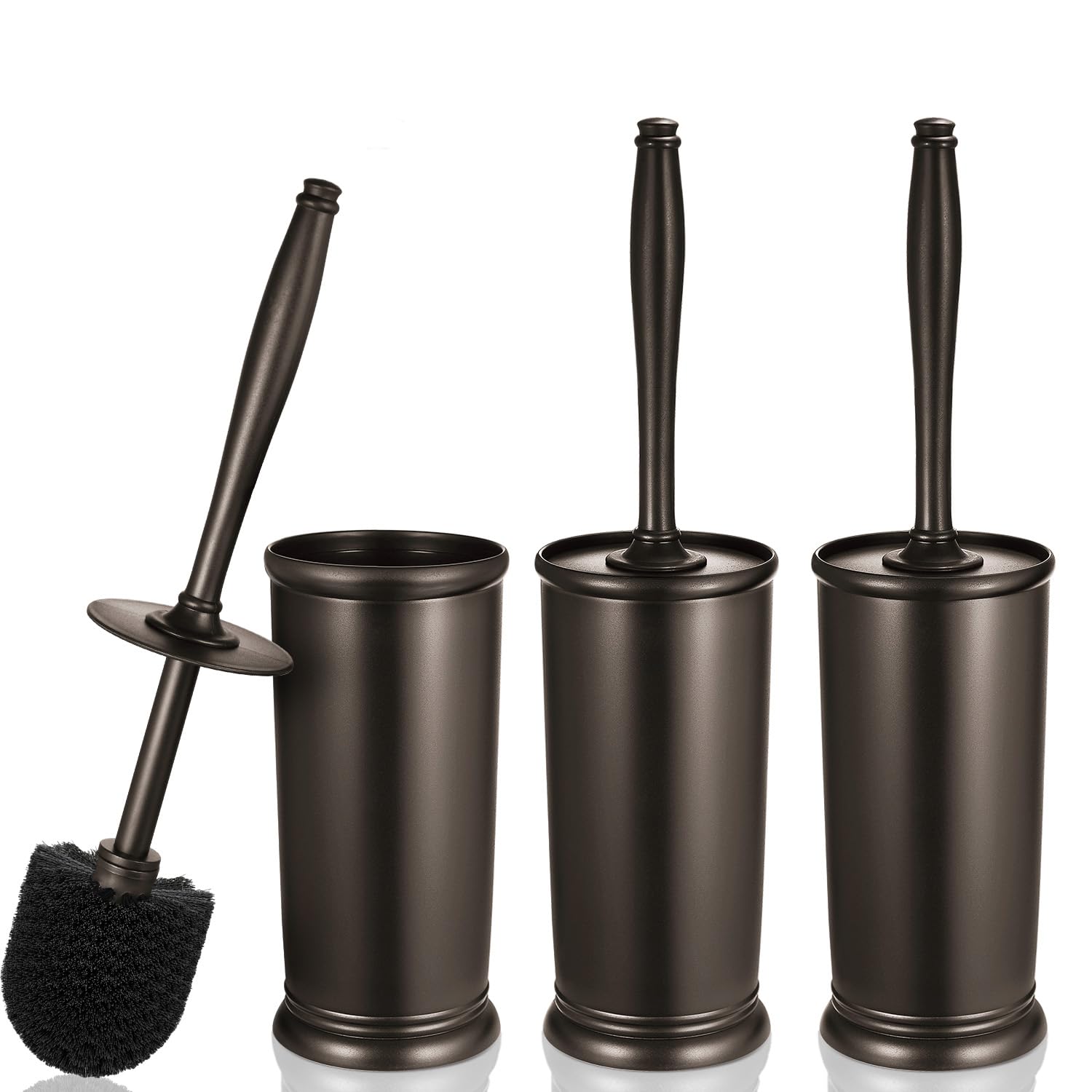 Toilet Bowl Brush Holder Set (3 Count)