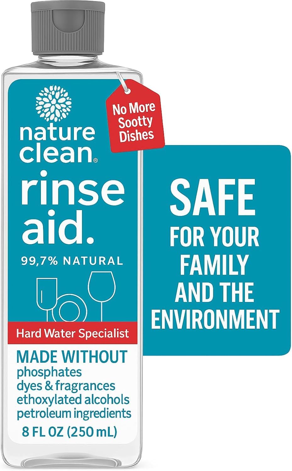 Dishwasher Rinse Aid Cleaner Non (16 Fl Oz)