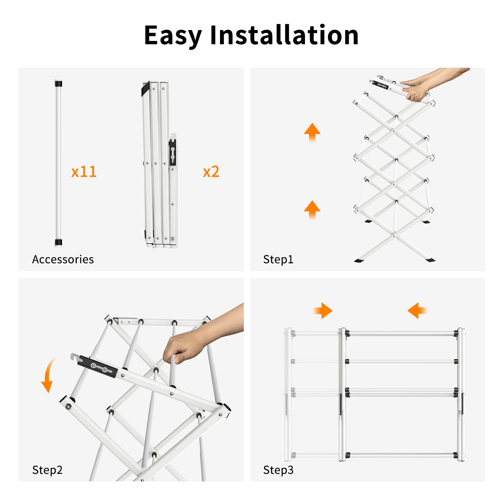 3 Tier Clothes Drying Rack