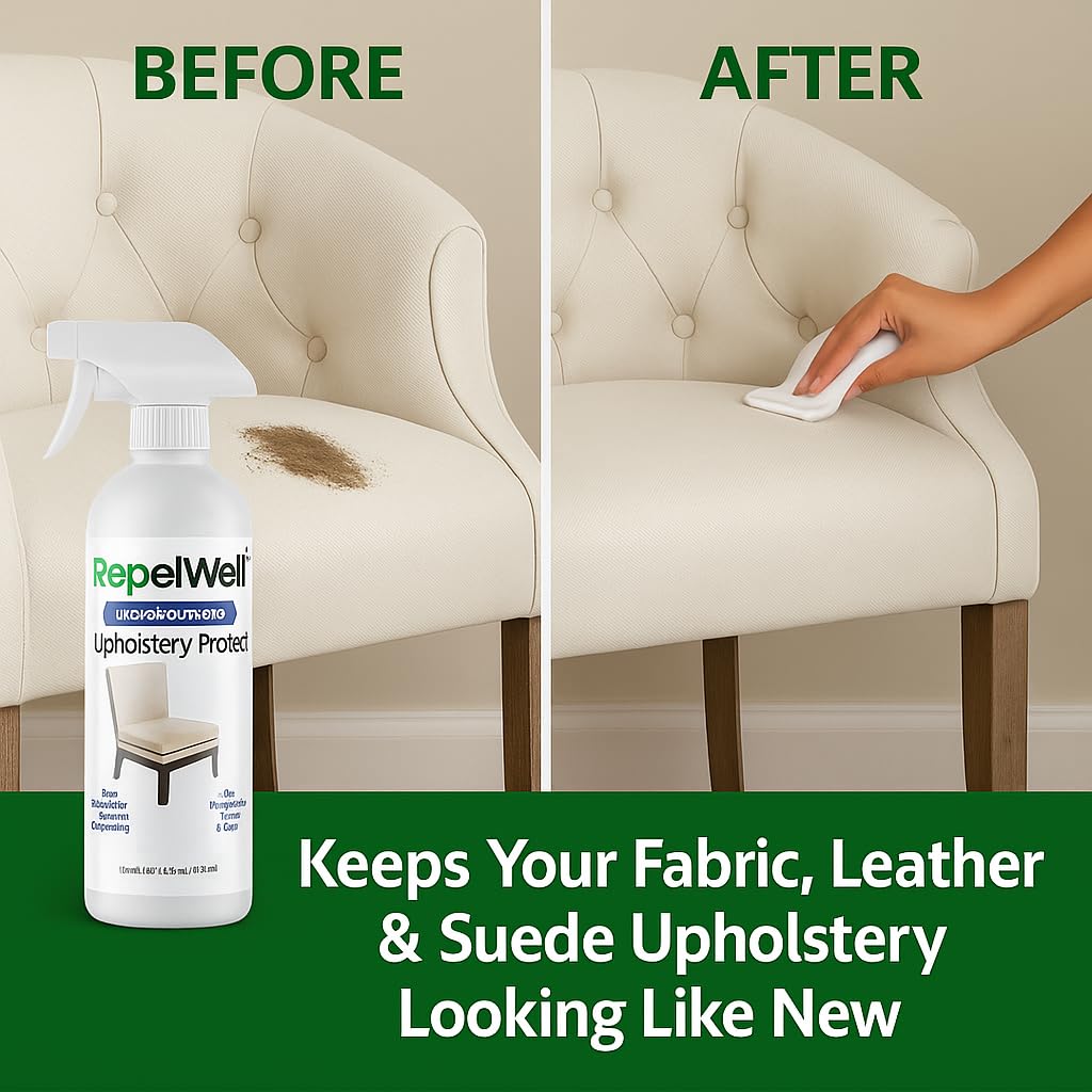 Non Toxic Fabric Protector Spray for Upholstery & Furniture (24 Fl Oz)
