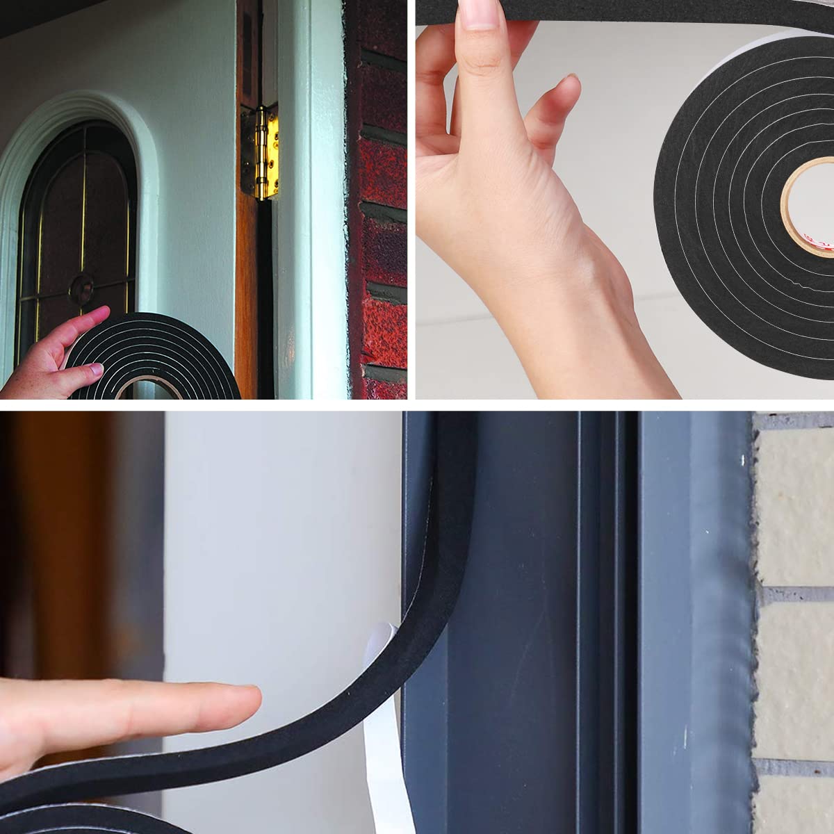 2 Rolls Weather Stripping Door Seal