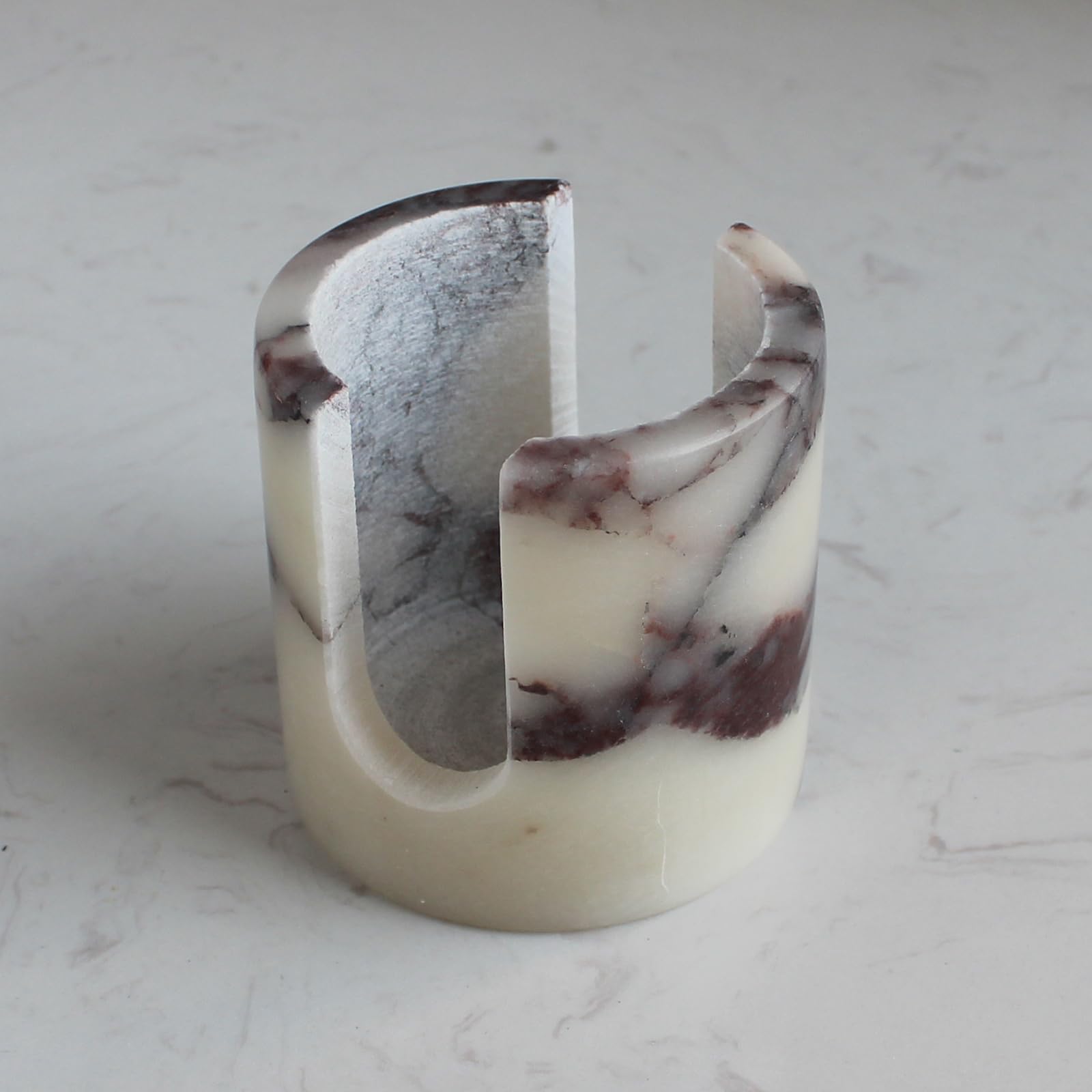 Natural Travertine Marble Sponge Holder for Kitchen Sink