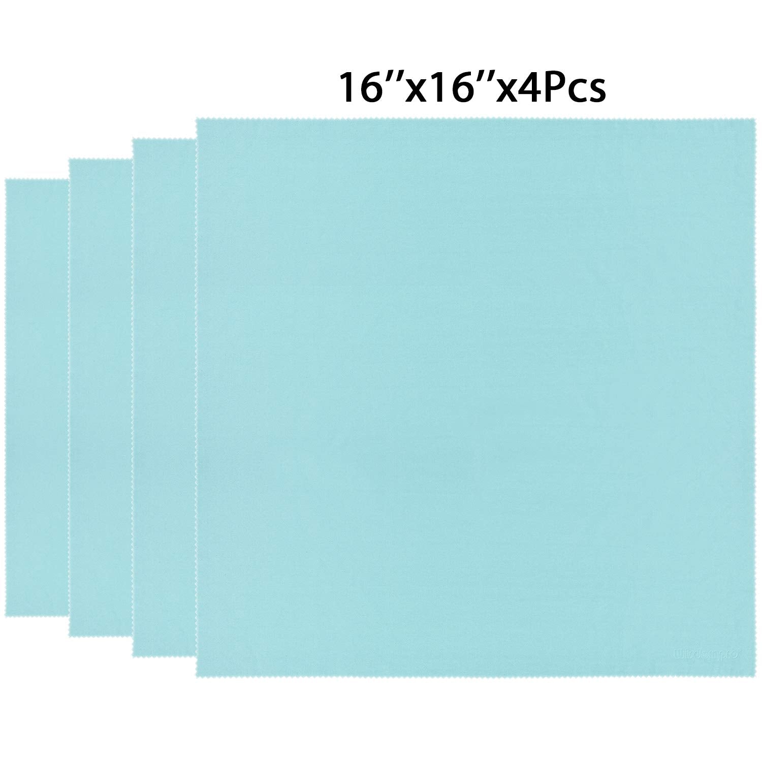 4 Pack 16x16 Inch Extra Large Microfiber Cleaning Cloths (4 Count)