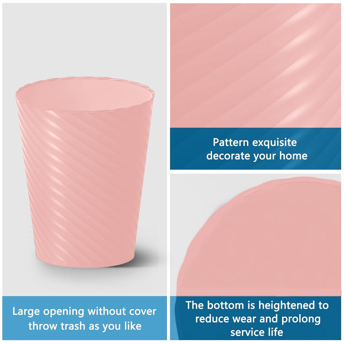 Bathroom Trash Can 3 Pack (3 Count)