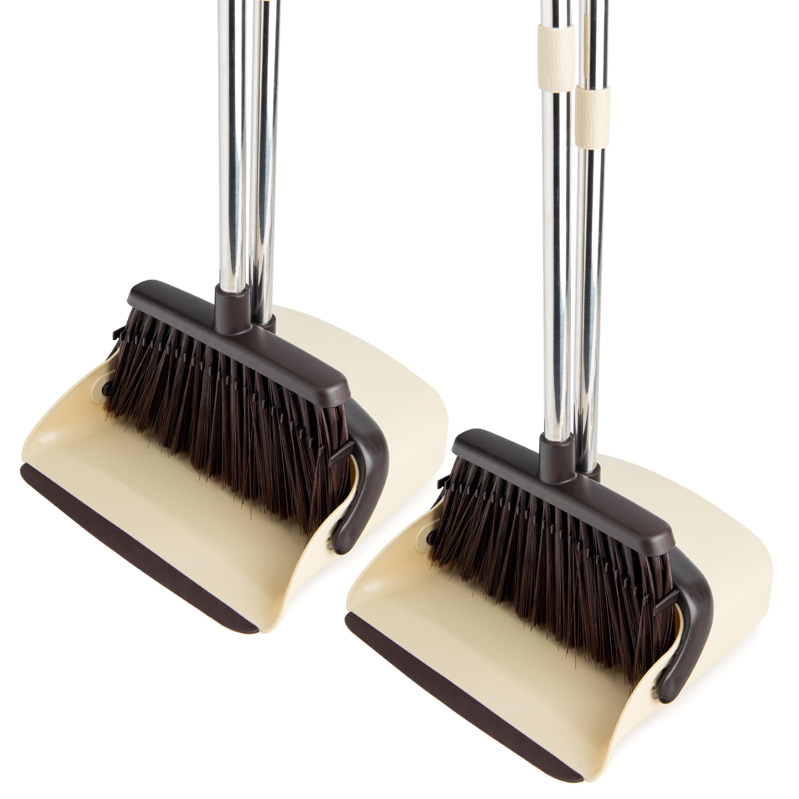 2 Pack Broom and Dustpan Combo Set (2 Count)