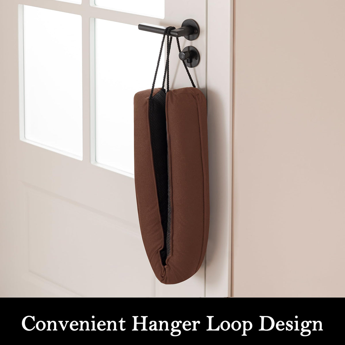 Door Draft Stopper with Removable Washable Cover