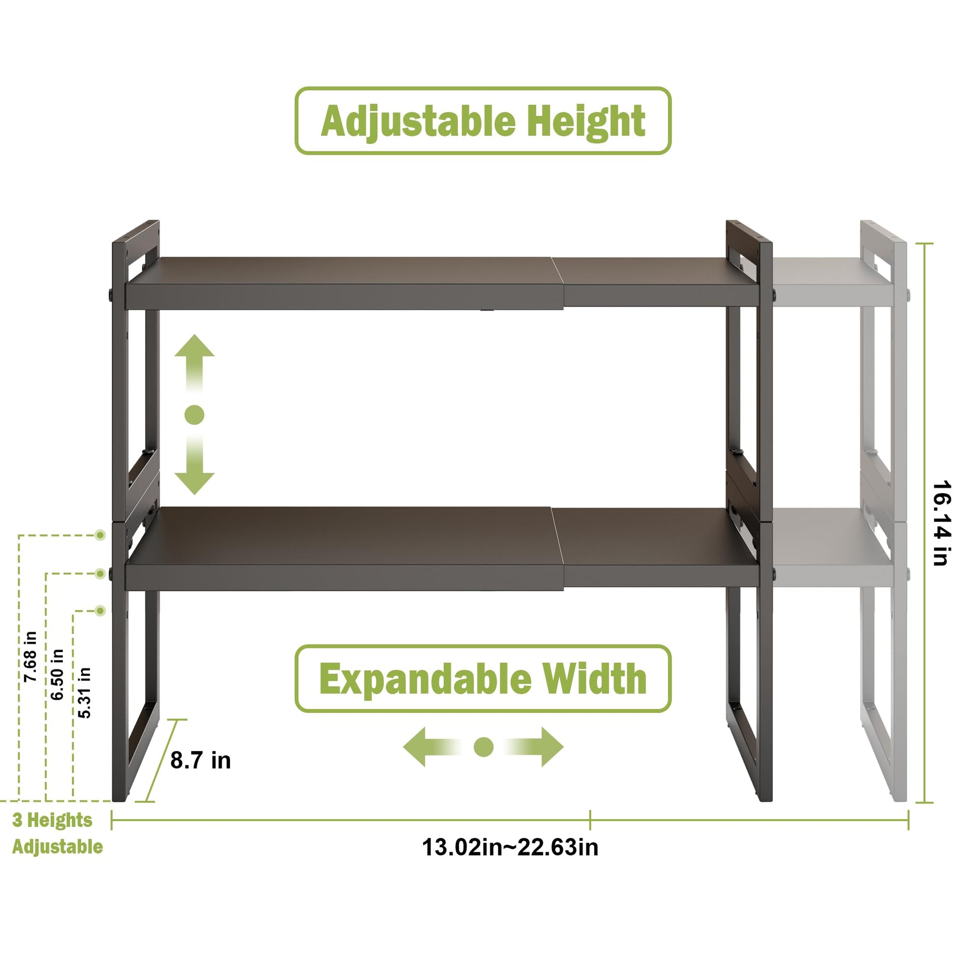 Expandable Kitchen Countertop Organizer