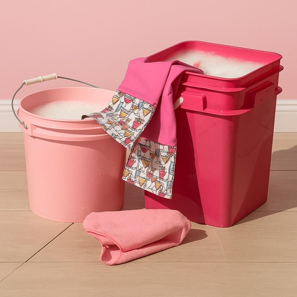 4 Gallon Square Food Grade Bucket Pail with Plastic Handles and Lid