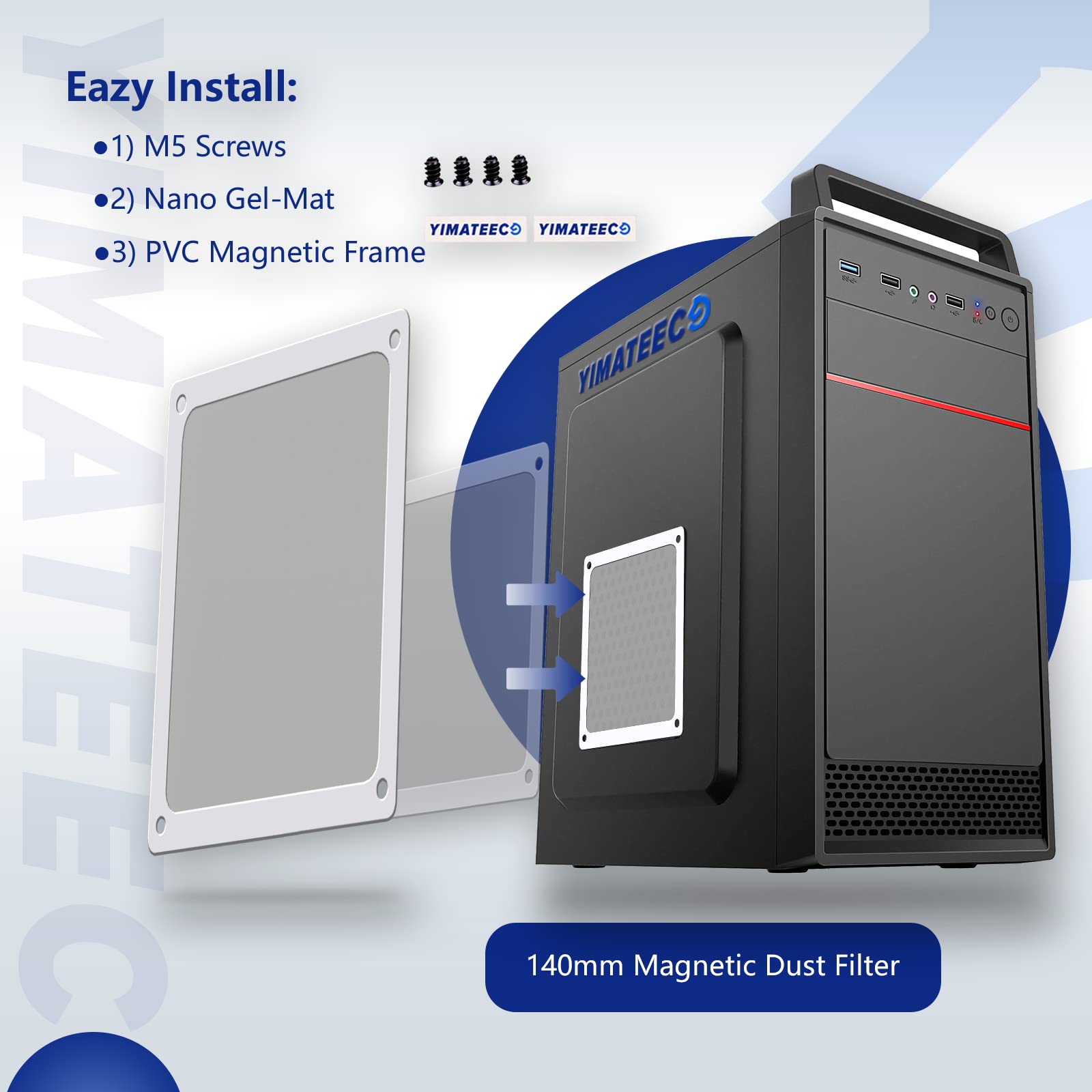 Dust Filter PC 140mm for Computer Cooler