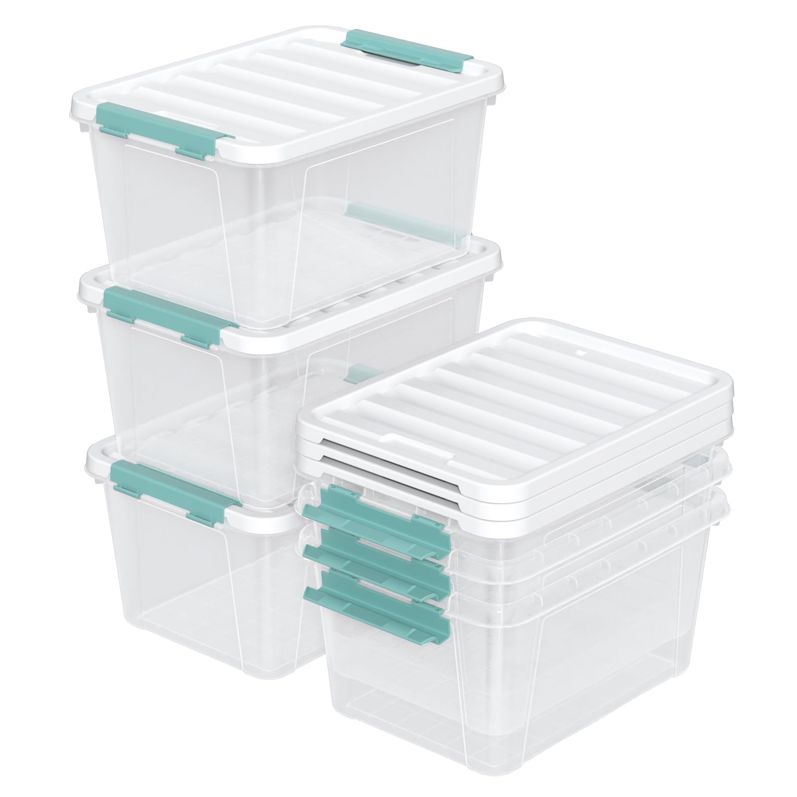 20 Quart Clear Latching Container Box