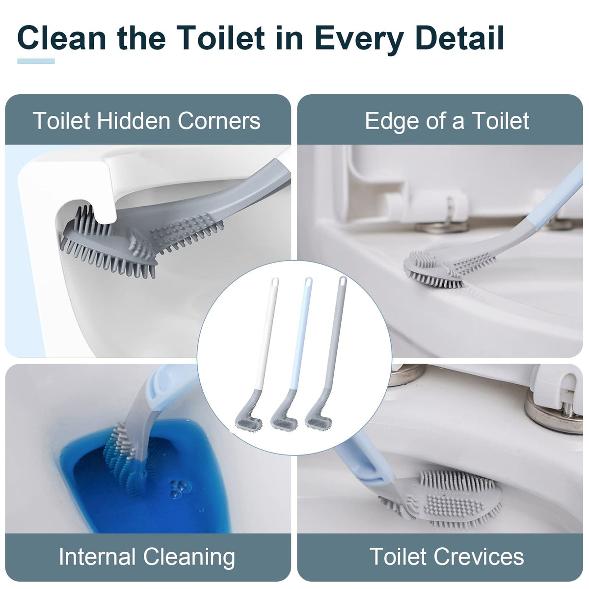 3 Pack Golf Toilet Brush (2 Count)