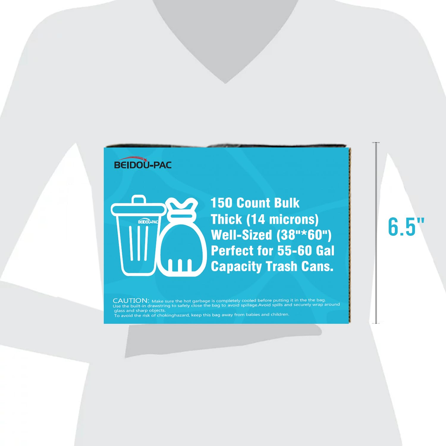 55 60 Gallon Trash Bags (150 Count)