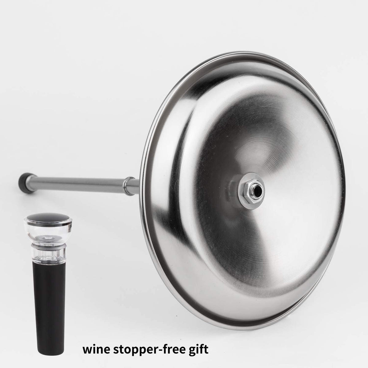 Wine Decanter Drying Stand with Silicone Head to Prevent Scratches