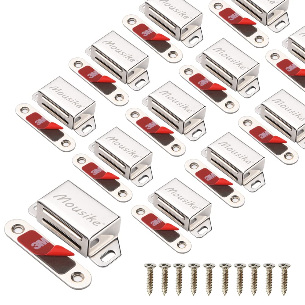 Cabinet Magnets 30lb Strong Catch for Kitchen Cupboard Door 12Pack (2 Count)