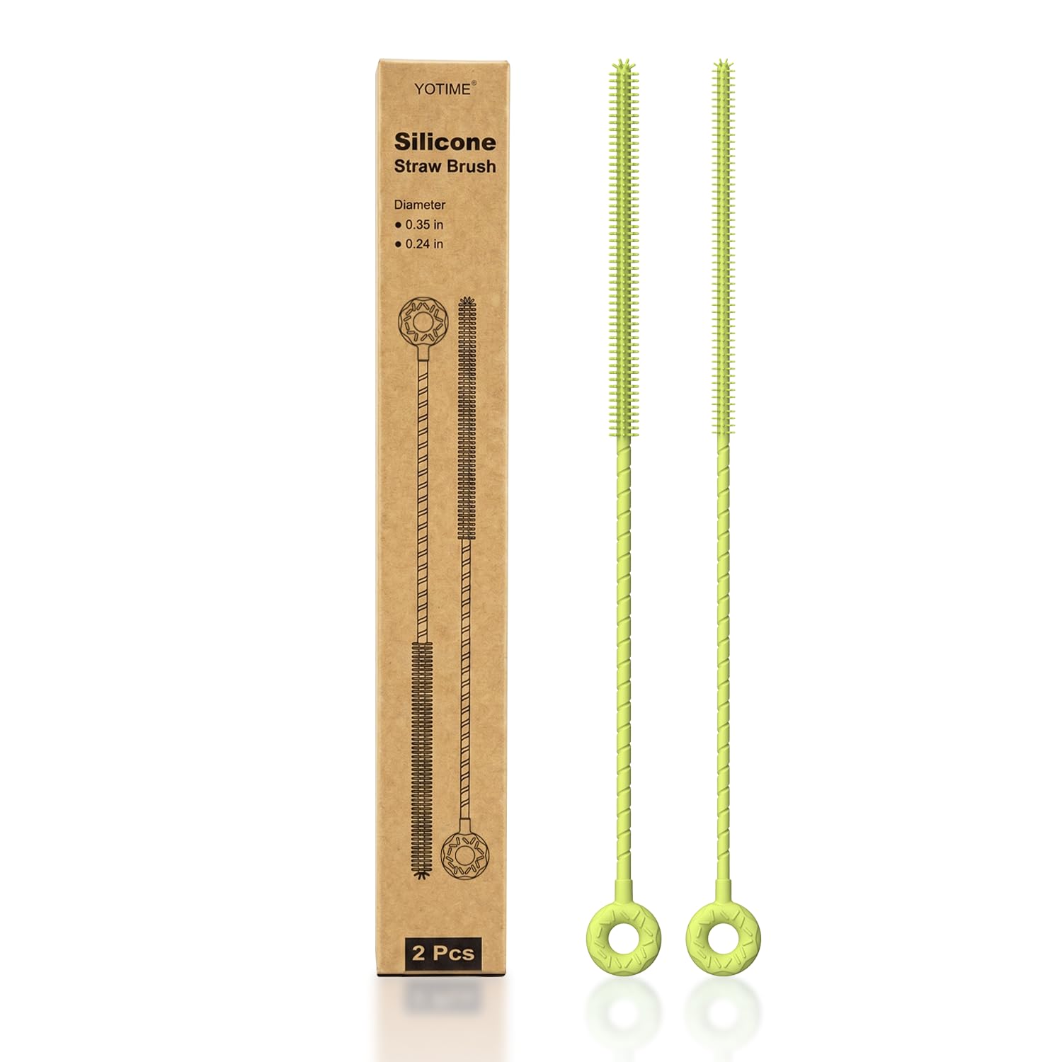 Silicone Straw Cleaner Brush