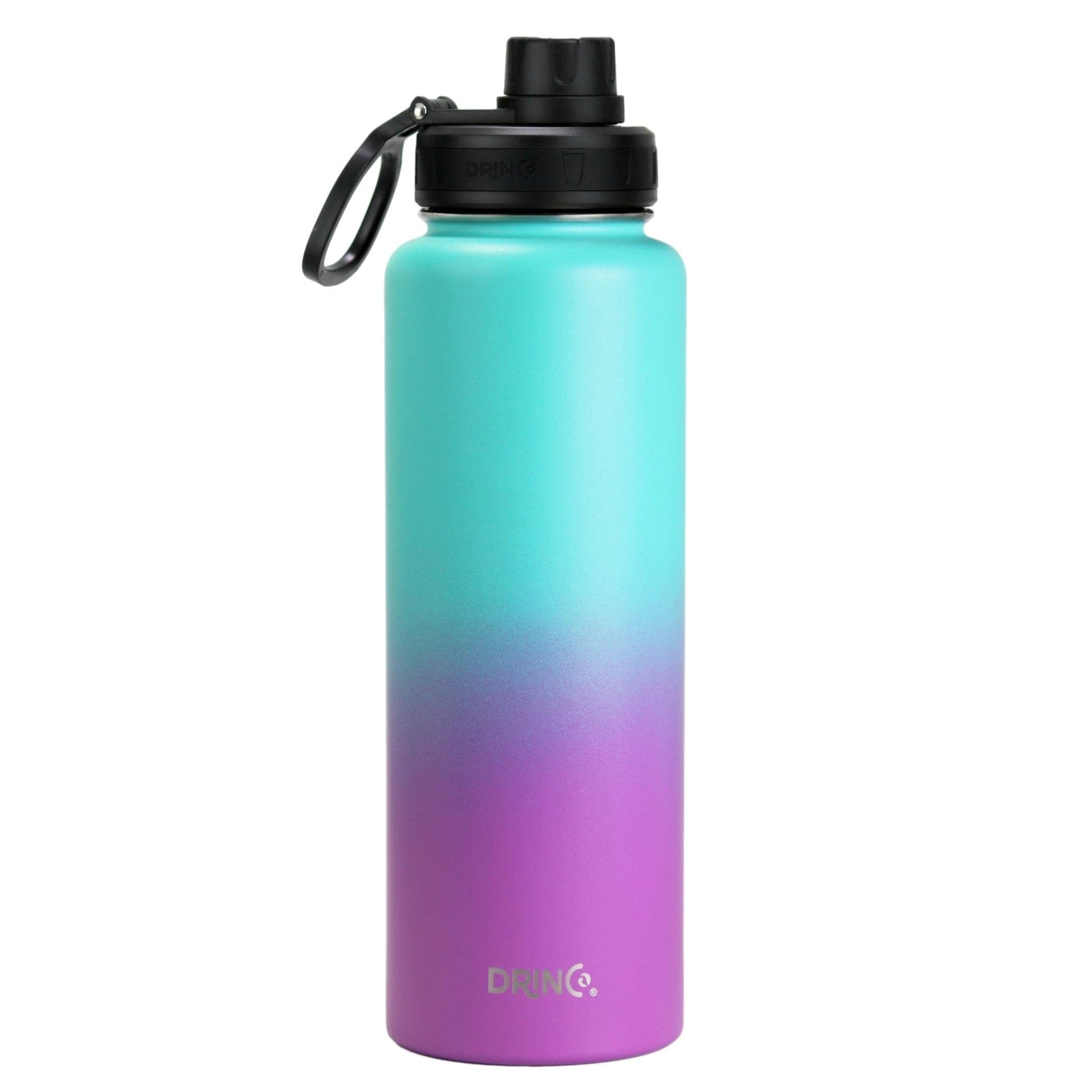 Stainless Steel Water Bottle Spout Lid Vacuum Insulated Double Wall Water Bottle Wide Mouth