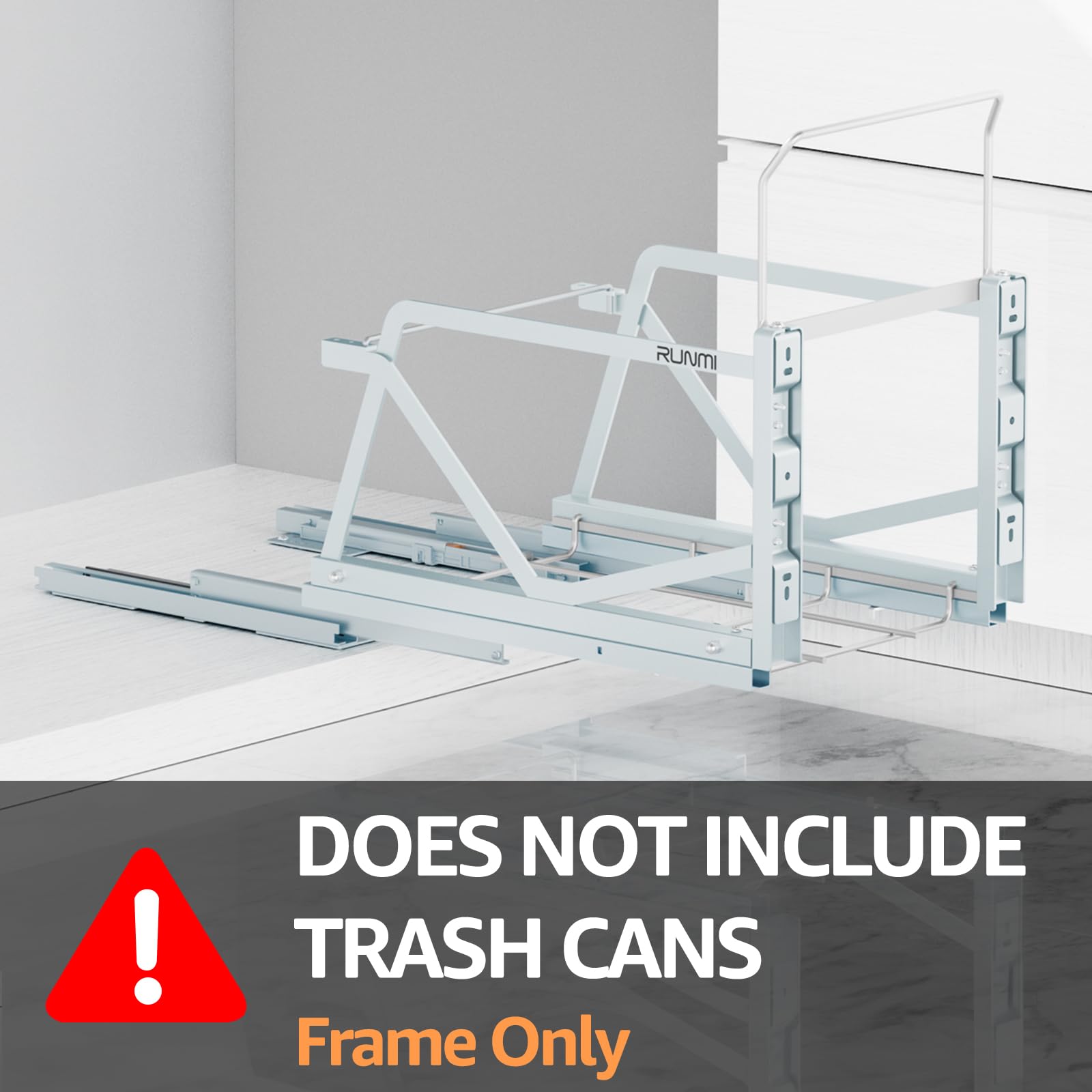 Pull Out Trash Can Under Cabinet Kit (1280 Fl Oz)